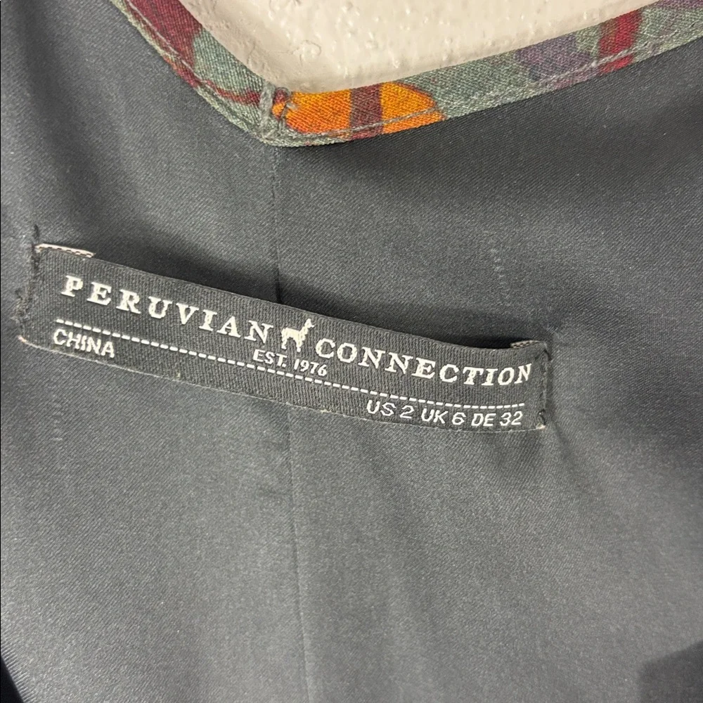 Peruvian‎ Connection Floral Spaghetti strap maxi dress size 2 - Picture 5 of 7